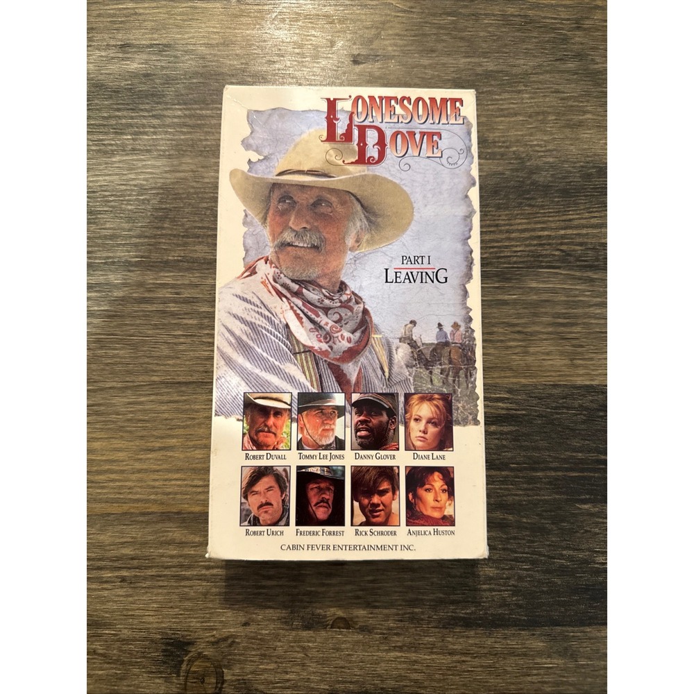 Cabin Fever Lonesome Dove Part I Leaving VHS Tape Good Western Robert Duvall